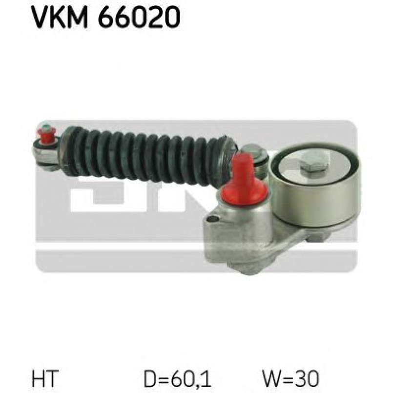 VKM 66020 SKF Натяжний ролик